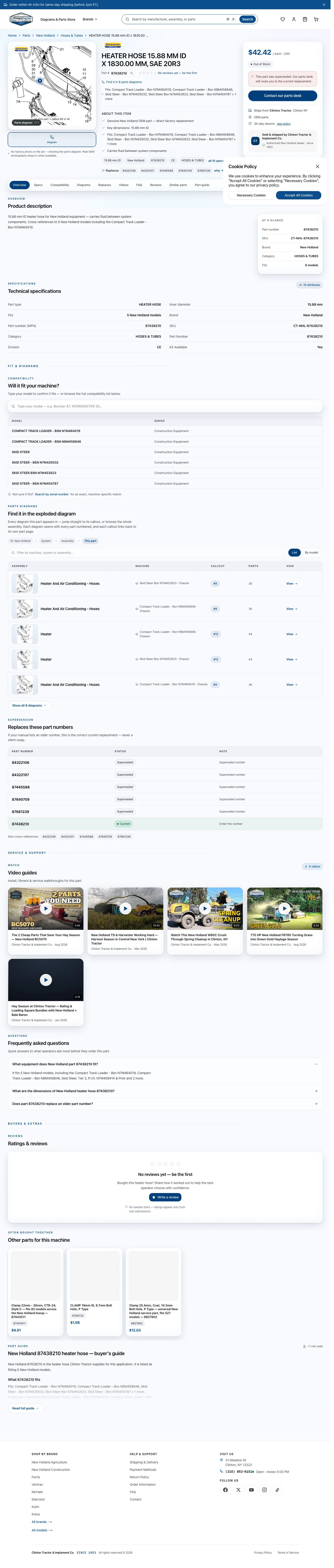 production, the part page
