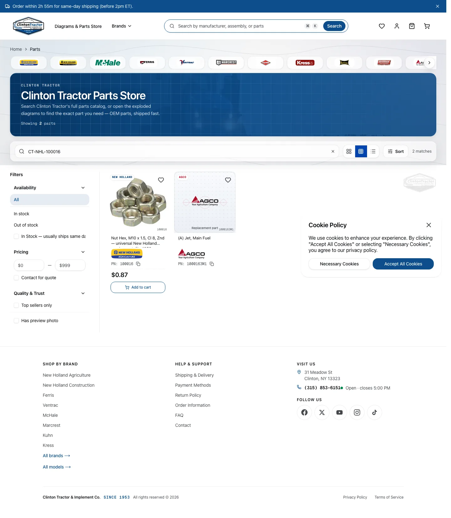 production, search-exact-sku